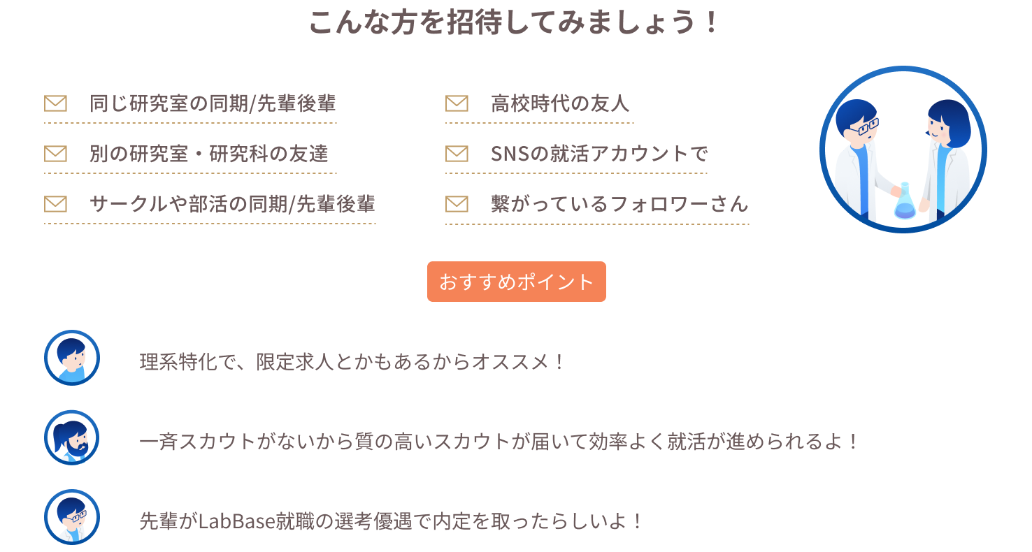 こんな方を招待してみましょう