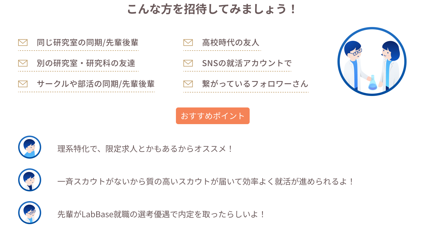 こんな方を招待してみましょう