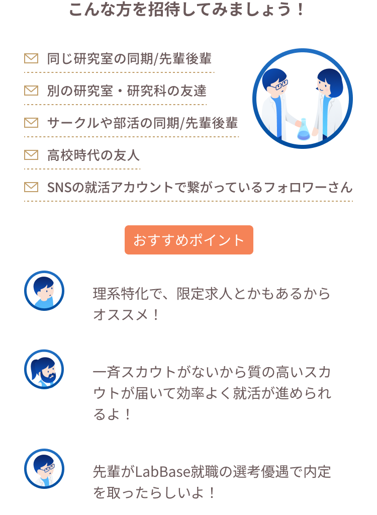 こんな方を招待してみましょう