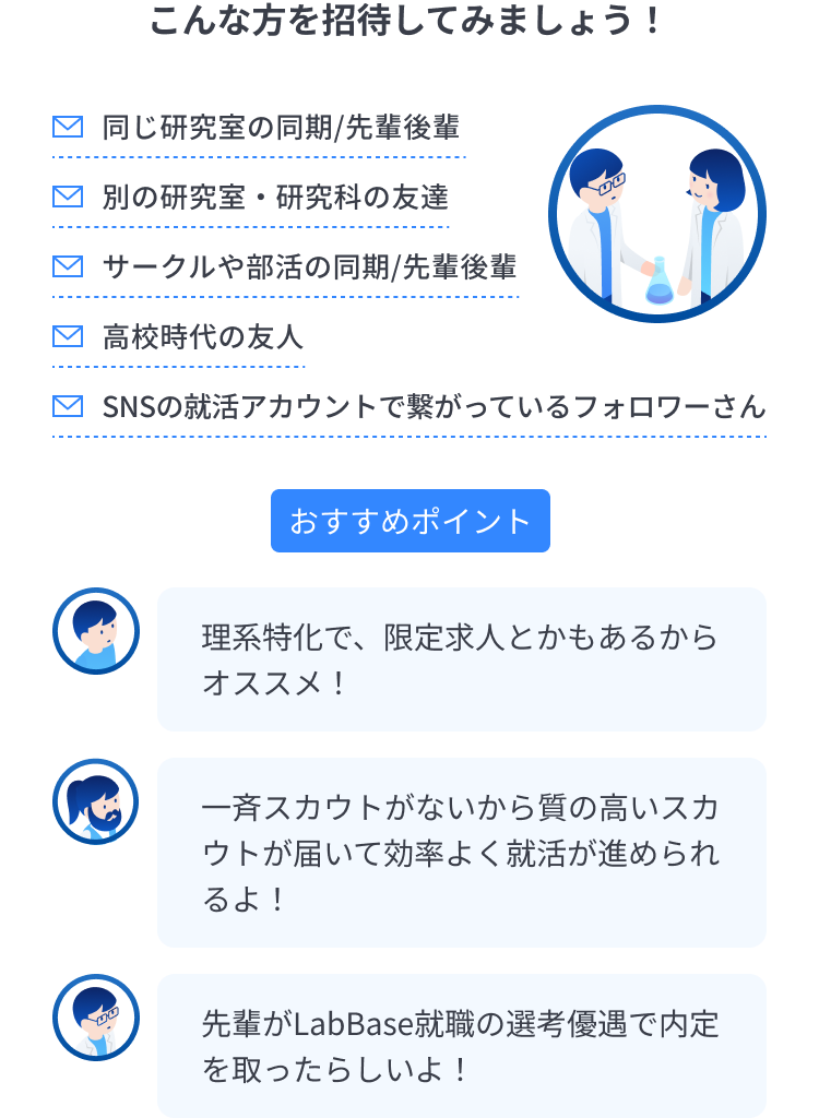 こんな方を招待してみましょう